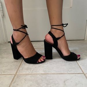 Strappy Suede Sandal